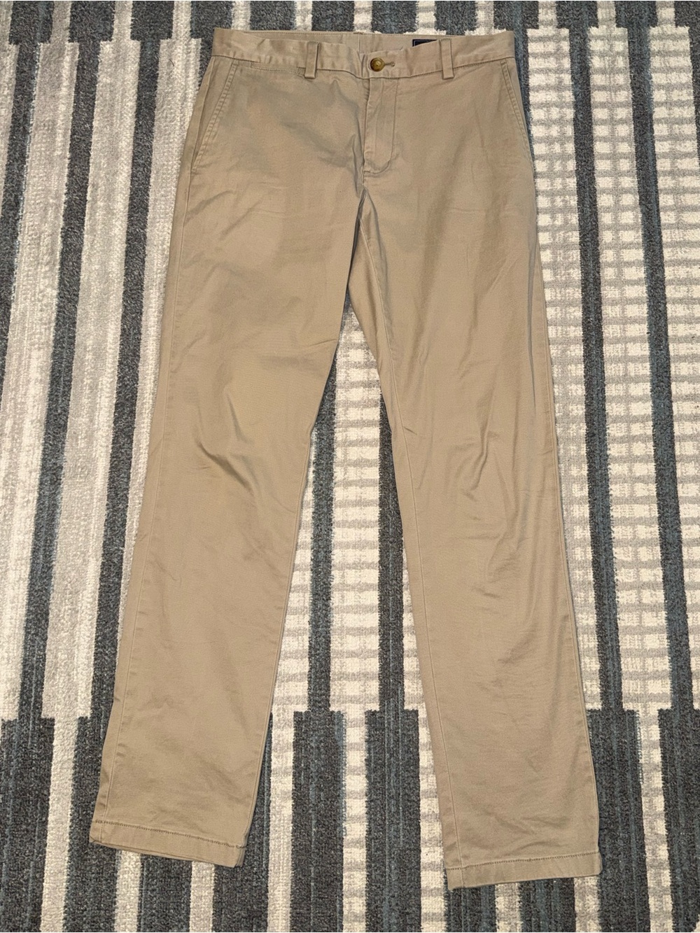 Vineyard Vines Classic Men's Khaki Chino Breaker Pant Straight Fit Size 30x32